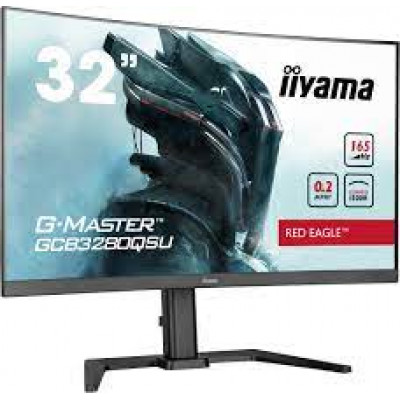 Iiyama (GCB3280QSU-B1) G-MASTER Red Eagle LED monitor curved 32" (31.5" viewable) 2560 x 1440 WQHD @ 165 Hz VA 350 cd/m² 3000:1 0.2 ms 2xHDMI, DisplayPort speakers matte black